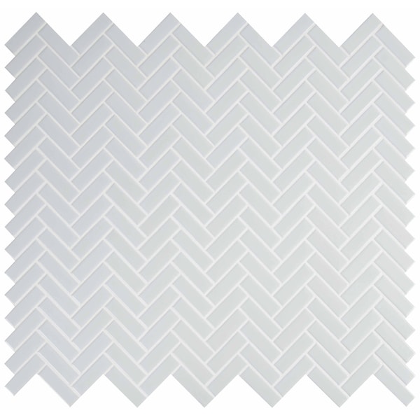 Msi Retro Herringbone Gray 12.2 In. X 10.83 In. X 6 Mm Porcelain Mesh-Mounted Mosaic Tile, 15PK ZOR-MD-0215 - main